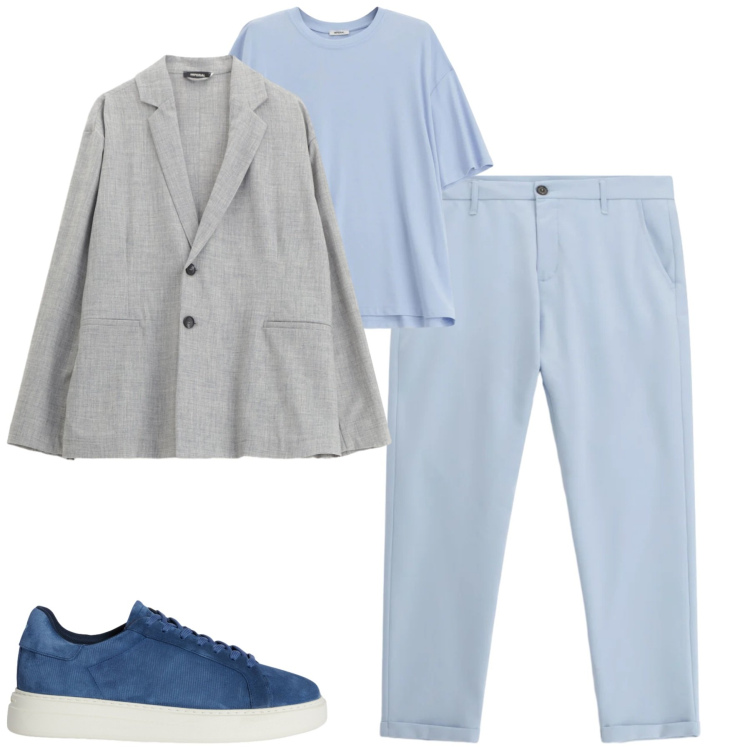 Outfit uomo - City. Stile Urban per Tutti i giorni. Abbinamento con sneakers, giacche, t-shirt, pantaloni.