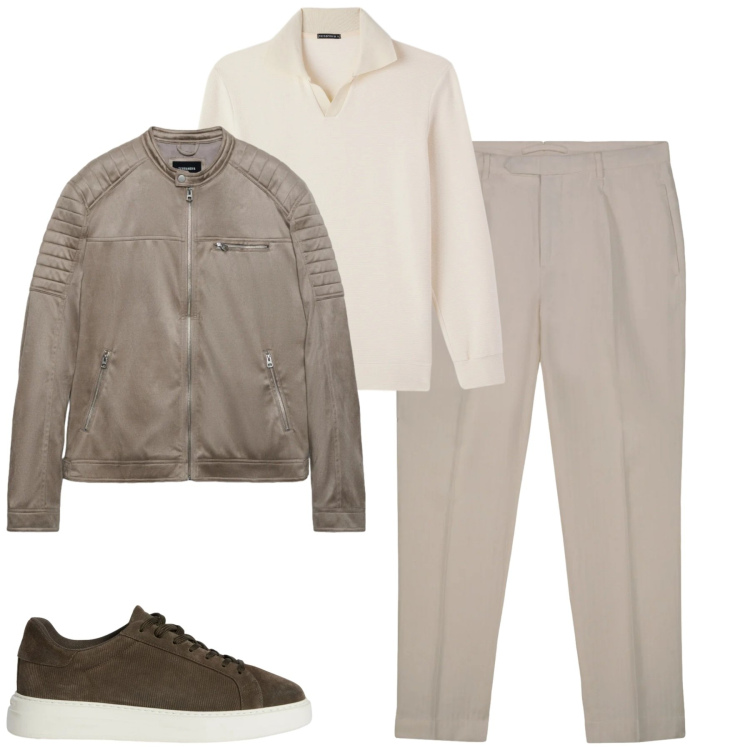Outfit uomo - City. Stile Urban per Tutti i giorni. Abbinamento con sneakers, giacche, felpe, pantaloni.
