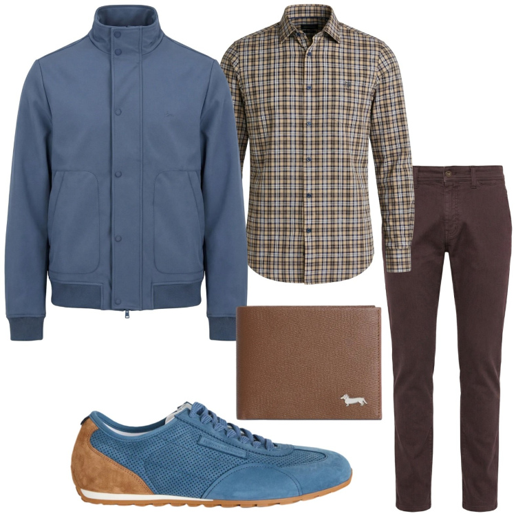 Outfit uomo - Urban. Stile Urban per Tutti i giorni. Abbinamento con camicie, sneakers, pantaloni, portafogli, bomber.