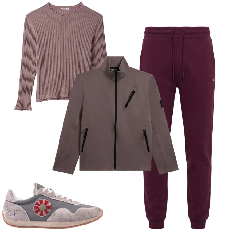 Outfit uomo - Total look #2347656. Stile Casual per Tutti i giorni. Abbinamento con pantaloni, maglieria, felpe, sneakers.