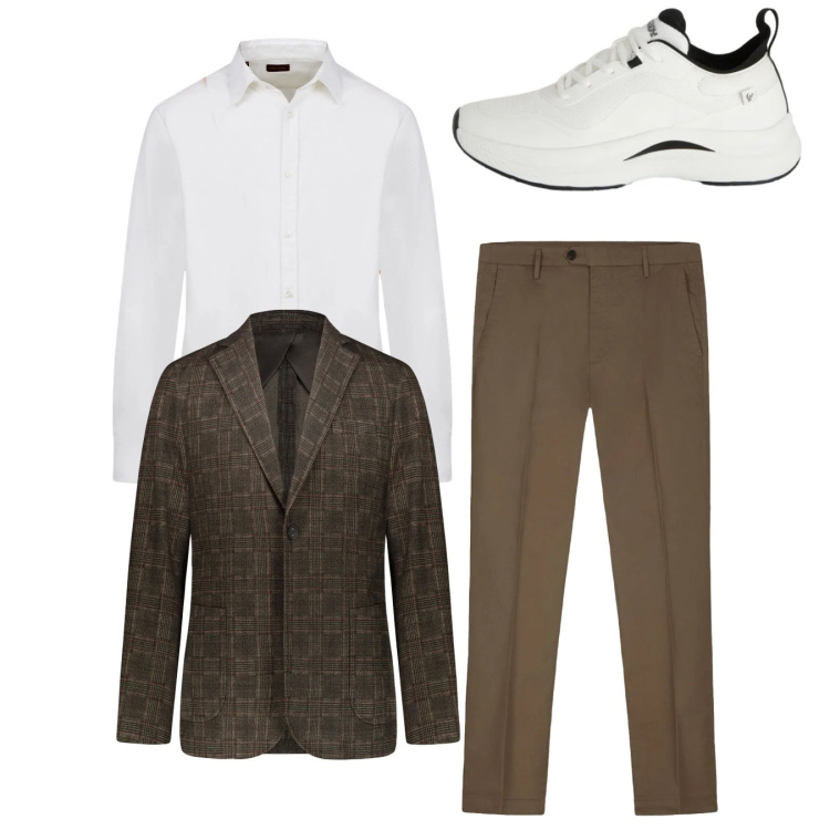 Outfit uomo - Total look #2347783. Stile Trendy per Tutti i giorni. Abbinamento con sneakers, giacche, pantaloni, camicie.