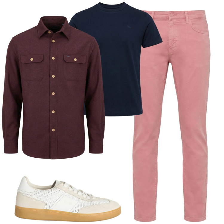 Outfit uomo - Total look #2348109. Stile Urban per Tutti i giorni. Abbinamento con sneakers, pantaloni, camicie, t-shirt.