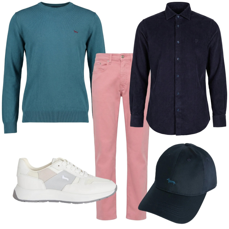 Outfit uomo - Mi piace così. Stile Casual per Tutti i giorni. Abbinamento con pullovers, pantaloni, cappelli, sneakers, camicie.