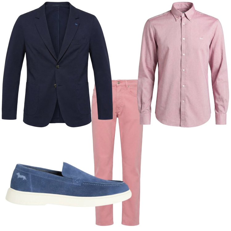 Outfit uomo - Dandy. Stile Trendy per Tutti i giorni. Abbinamento con pantaloni, giacche, camicie, sneakers.