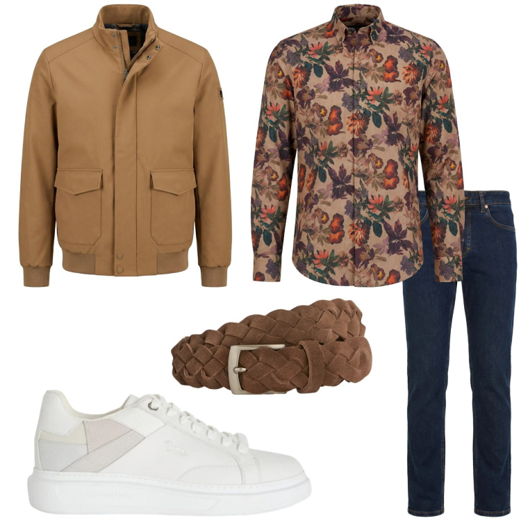 Outfit uomo - Urban. Stile Urban per Tutti i giorni. Abbinamento con sneakers, cinture, jeans, camicie, bomber.