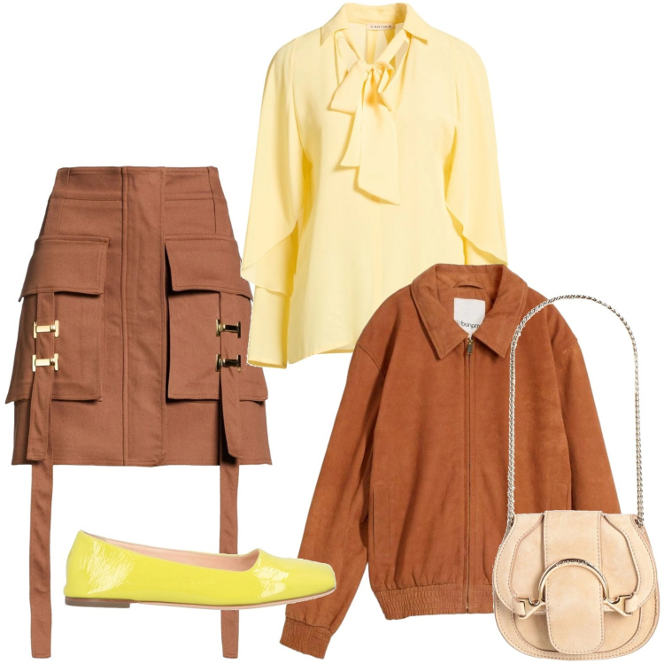 Outfit donna - La mini borsa. Stile Casual per Tutti i giorni. Abbinamento con marsupi, top, minigonne, ballerine, bomber.