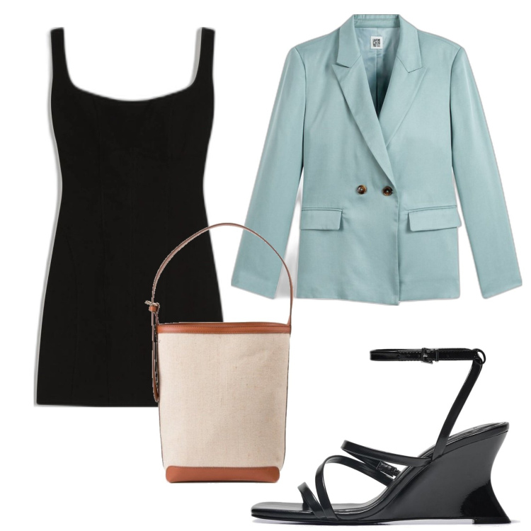 Outfit mujer - Sexy look. Estilo Sexy para Noche/Fiesta elegante. Combinación con blazers, vestidos, bolsos saco, sandalias de tacón.