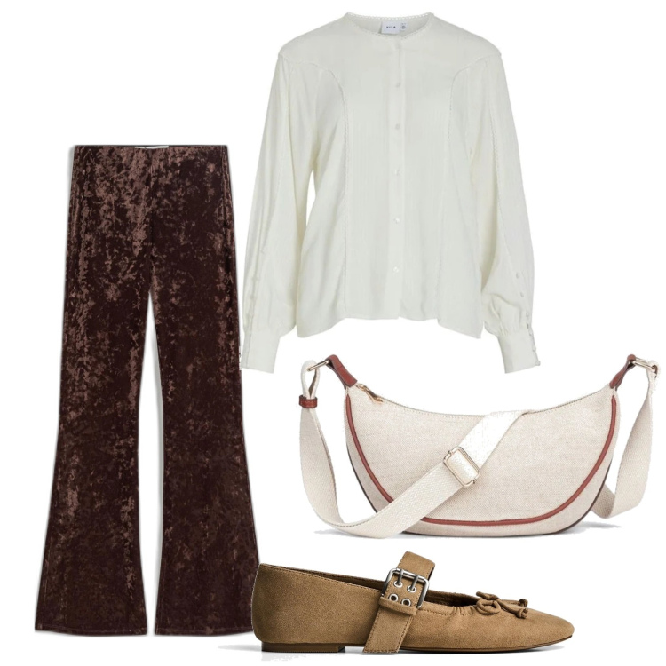 Outfit mujer - Boho look. Estilo Boho para Todos los días. Combinación con pantalones, riñoneras, blusas, bailarinas.