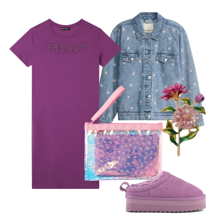 Outfit donna - Marzo. Stile Urban per Tutti i giorni. Abbinamento con cappotti, pochette, cappotti, vestiti, sabot.