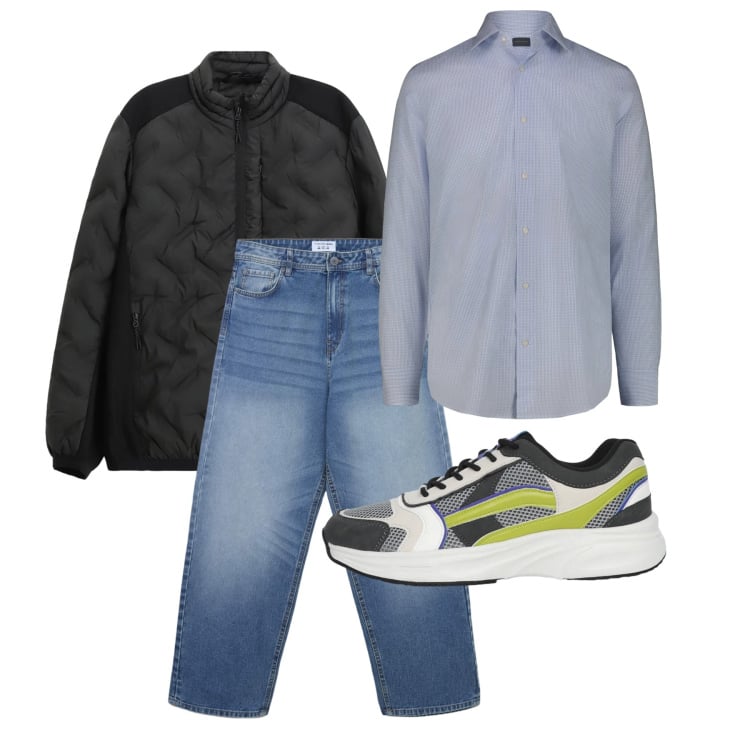 Outfit uomo - Marzo. Stile Casual per Tutti i giorni. Abbinamento con jeans, sneakers, giacche, camicie.