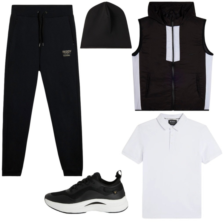 Outfit uomo - Giulio: Freddy time.. Stile Urban per Tutti i giorni. Abbinamento con berretti, sneakers, pantaloni, piumini, polo.