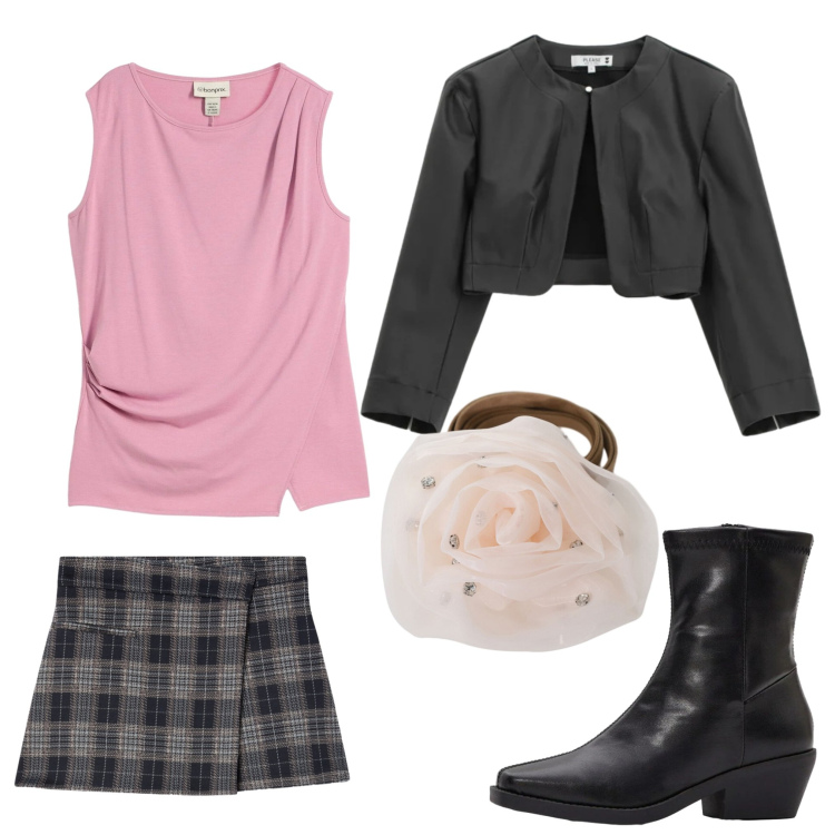 Outfit donna - I primi giorni di primavera. Stile Sexy per Serata fuori. Abbinamento con stivaletti, top, minigonne, cappotti, blazer.