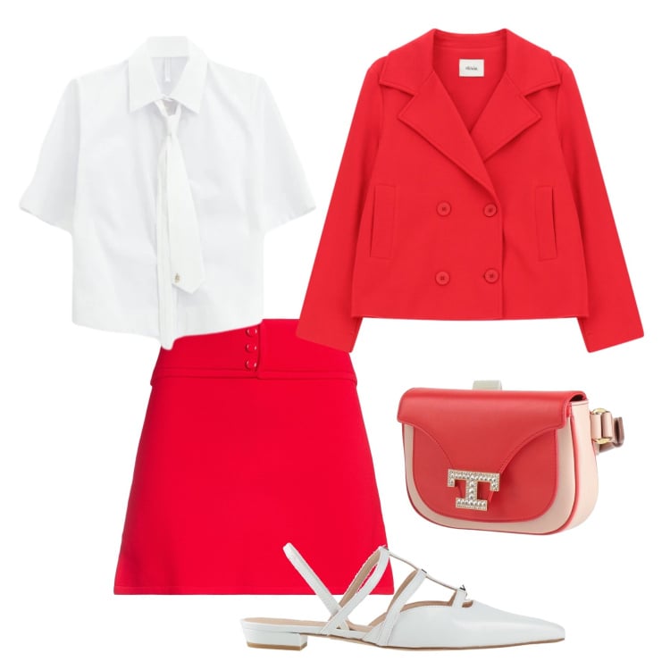 Outfit donna - 60’ rivisitato. Stile Vintage retrò per Tutti i giorni. Abbinamento con marsupi, minigonne, ballerine, camicie a manica corta, blazer.