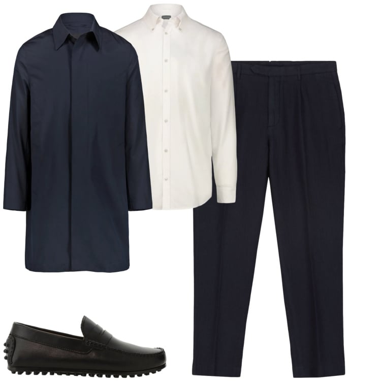 Outfit uomo - In ufficio. Stile Business/Elegante per Ufficio. Abbinamento con scarpe stringate, giacche, pantaloni, camicie.