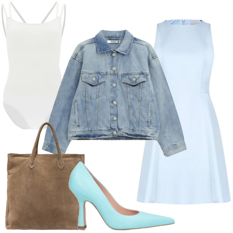 Outfit donna - Il body da ballerina. Stile Casual per Tutti i giorni. Abbinamento con décolleté, blazer, body, vestiti corti, borse a mano.