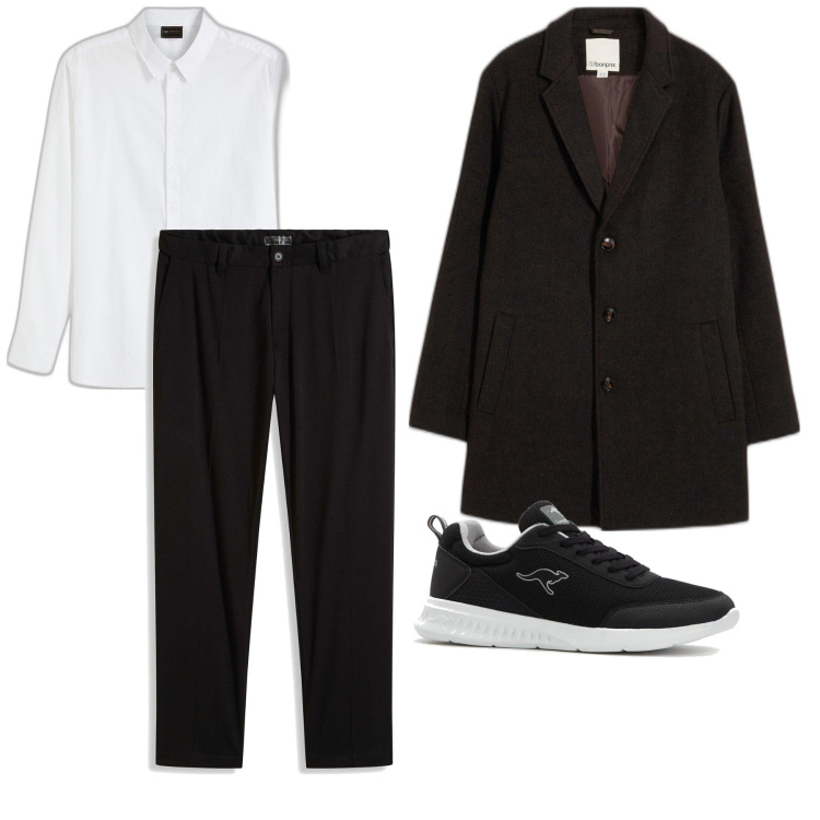 Outfit homme - Sporty chic. Style Business/Elégant pour Soirée spéciale. Assortir avec pantalon , manteaux, sneakers, chemisiers.