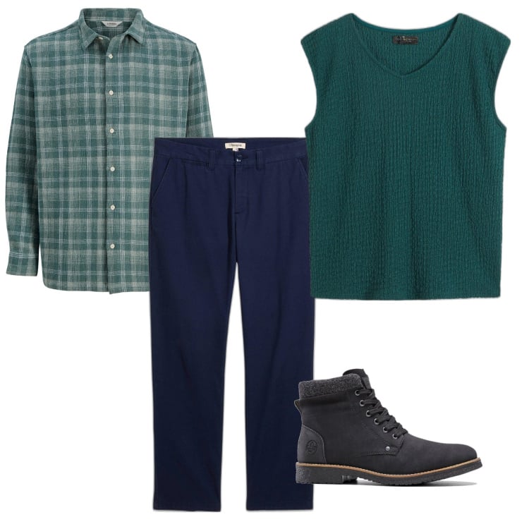 Outfit homme - Le pull sans manches. Style Urban pour Bureau. Assortir avec pantalon , bottes, pulls, chemisiers.