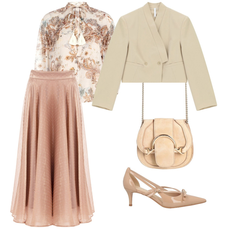 Outfit donna - Focus donna. per Cerimonia. Abbinamento con marsupi, décolleté, blazer, bluse, gonne longuette.