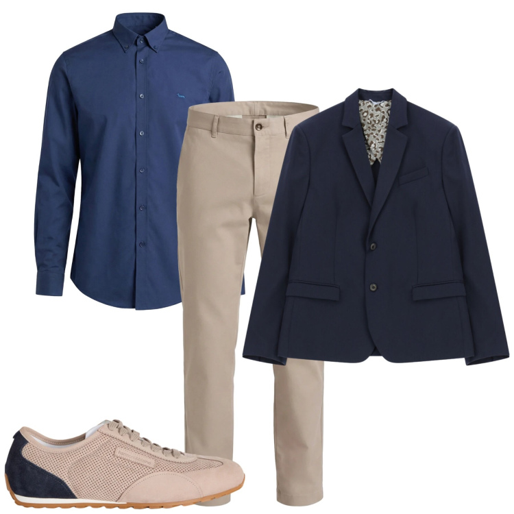 Outfit uomo - Casual di classe. Stile Casual per Tutti i giorni. Abbinamento con sneakers, pantaloni cargo, camicie, giacche.