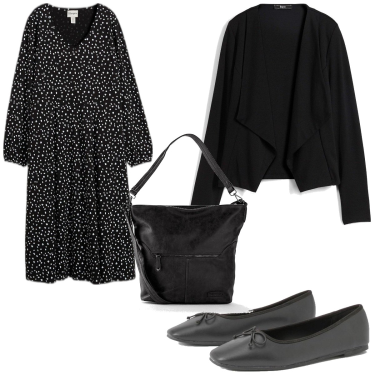 Outfit femme - Basique #1117. Style Basique pour Tous les jours. Assortir avec blazers, sacs à main, robes longues, ballerines.