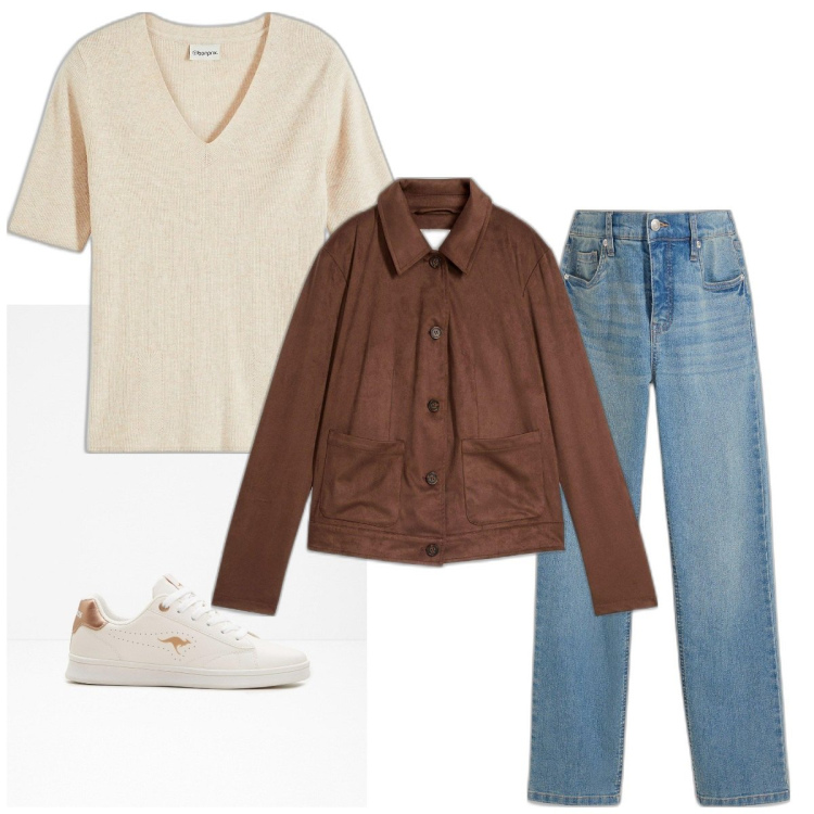 Outfit femme - Urban en mars. Style Urban pour Tous les jours. Assortir avec blazers, jeans, pulls, sneakers.