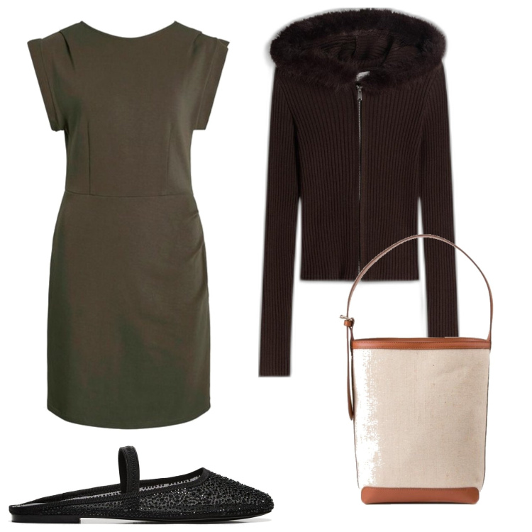 Outfit mujer - Urban style. Estilo Urban para Todos los días. Combinación con bolsos saco, vestidos largos, cárdigans, bailarinas.