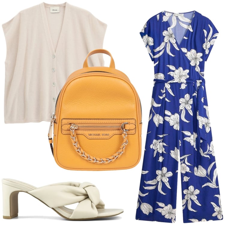 Outfit donna - Abiti che si muovono con te. Stile Minimal per Tutti i giorni. Abbinamento con zaini, tute, gilet, sandali col tacco.