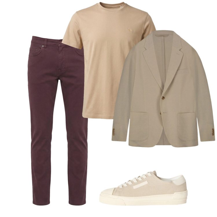 Outfit uomo - Spezzato casual. Stile Casual per Tutti i giorni. Abbinamento con sneakers, t-shirt, pantaloni, giacche.