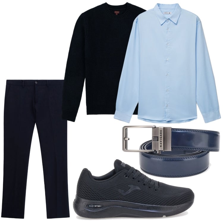 Outfit uomo - Capi cult. Stile Trendy per Tutti i giorni. Abbinamento con pantaloni, maglieria, camicie, cinture, sneakers.