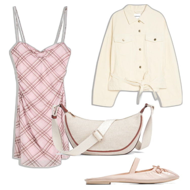 Outfit mujer - Casual look. Estilo Casual para Todos los días. Combinación con riñoneras, vestidos, bailarinas, blazers.