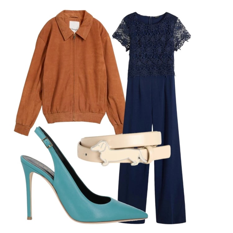 Outfit donna - Allo stile ci pensa bonprix. Stile Casual chic per Tutti i giorni. look ideale per Petite. Abbinamento con décolleté, tute, bomber, cinture.