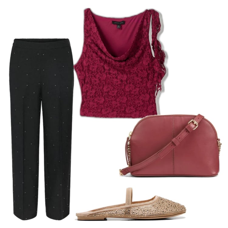 Outfit mujer - Urban style. Estilo Urban para Todos los días. Combinación con bandoleras, pantalones, top, bailarinas.