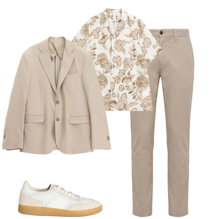 Outfit uomo - City. Stile Urban per Tutti i giorni. Abbinamento con sneakers, pantaloni, camicie a manica corta, giacche.