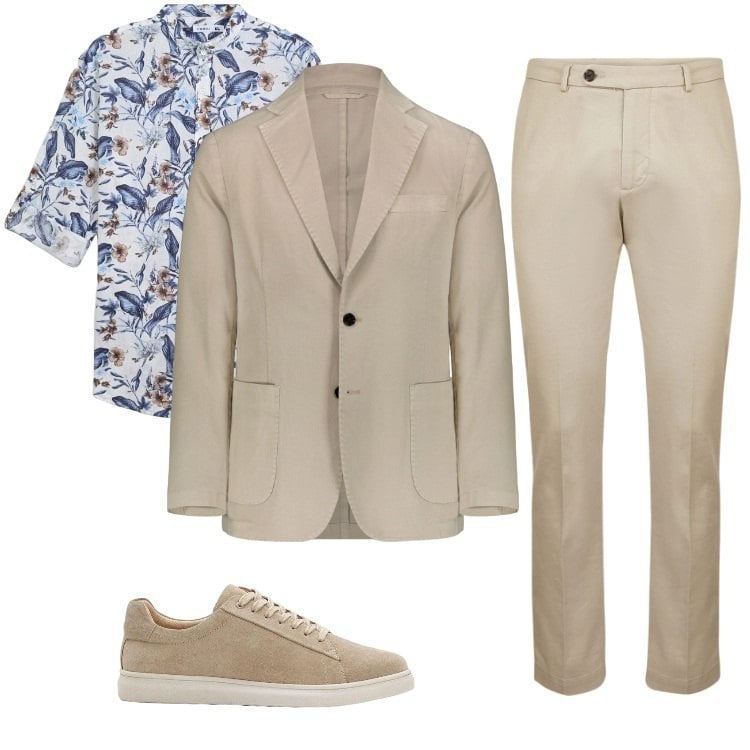 Outfit uomo - Total look #2369016. Stile Casual per Tutti i giorni. Abbinamento con sneakers, giacche, pantaloni, camicie.