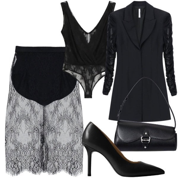 Outfit donna - Contest Imperial - The New Crew SS 2026. Stile Sexy per Serata fuori. Abbinamento con gonne longuette, vestiti corti, top, borse a spalla, décolleté.