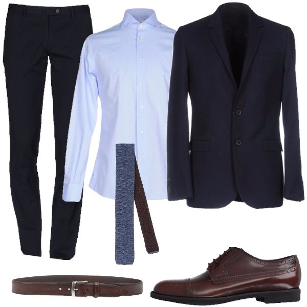 Outfit uomo - La promessa di matrimonio. Stile Business/Elegante per Serata speciale.