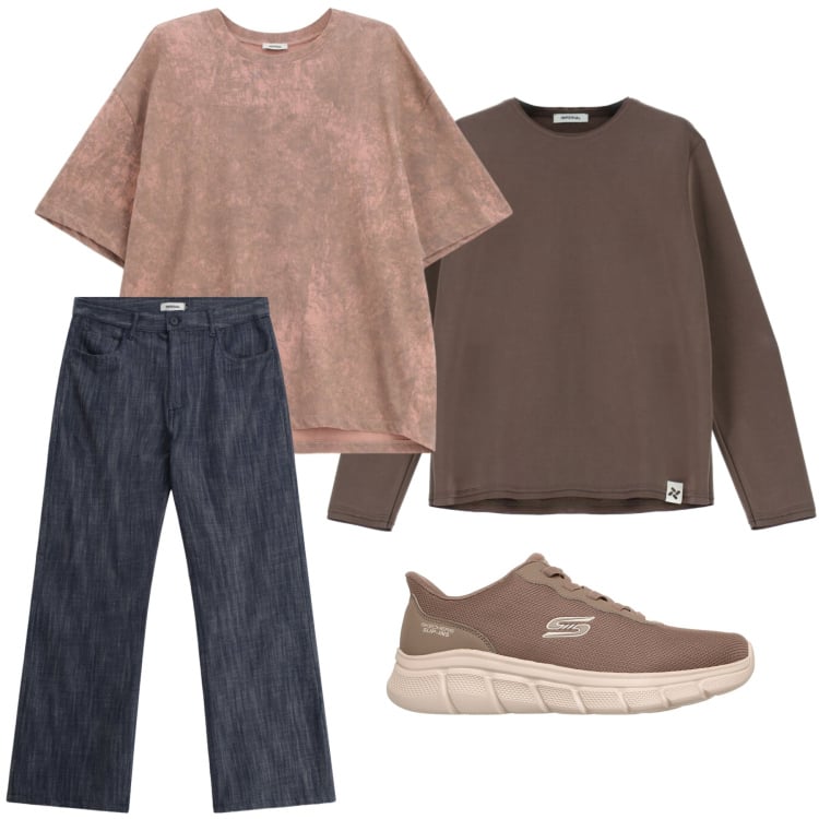 Outfit uomo - Stile libero. Stile Casual per Tutti i giorni. Abbinamento con jeans, felpe, t-shirt, sneakers.