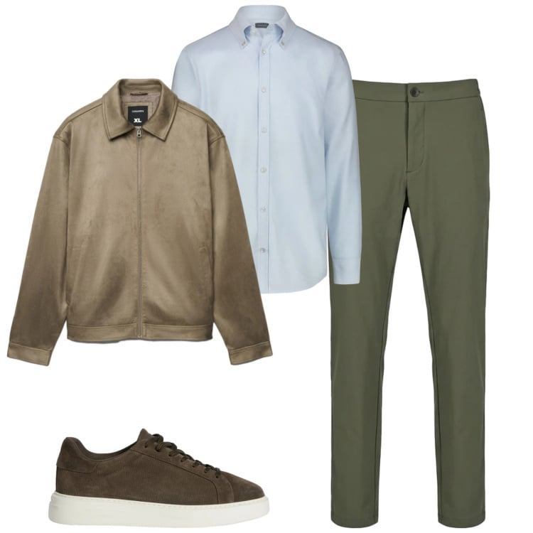 Outfit uomo - Total look #2370984. Stile Urban per Tutti i giorni. Abbinamento con sneakers, pantaloni, giacche, camicie.