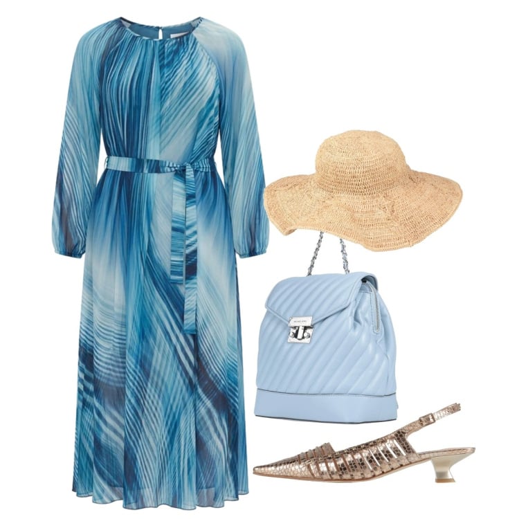 Outfit donna - Abiti che si muovono con te - Focus Donn. Stile Chic per Cerimonia. Abbinamento con zaini, décolleté, cappelli, vestiti lunghi.