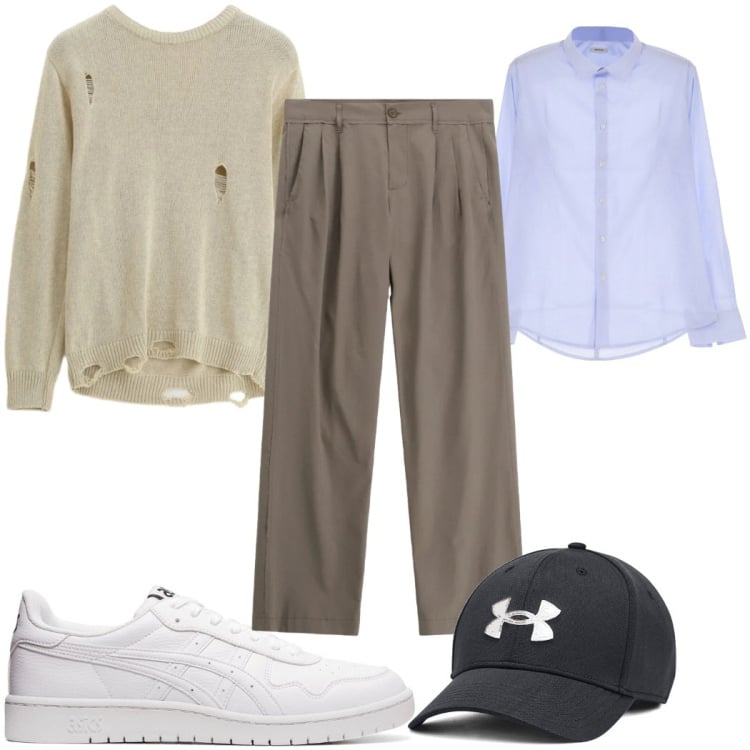 Outfit uomo - Imperial - The New Crew : il cappello. Stile Trendy per Tutti i giorni. Abbinamento con camicie, pantaloni, maglieria, cappelli, sneakers.