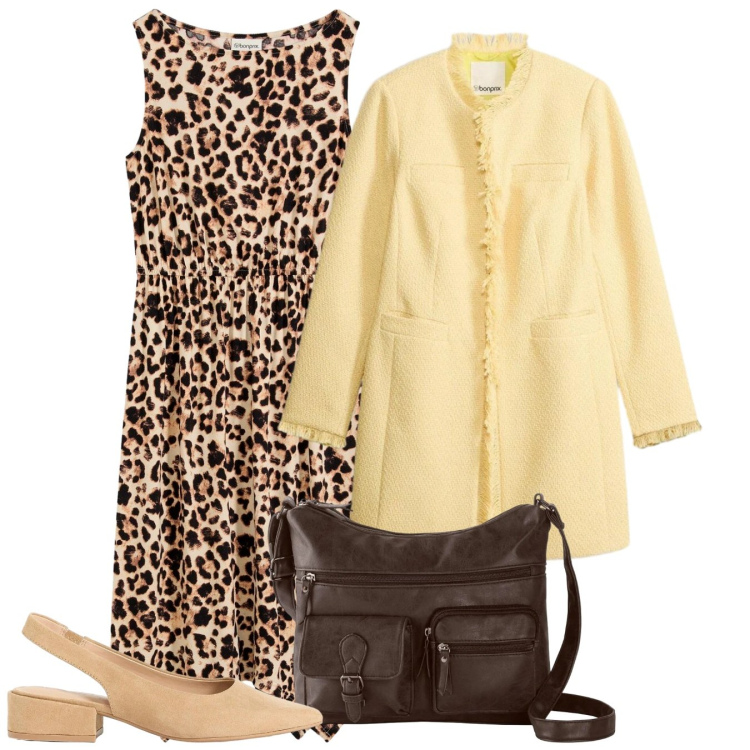 Outfit donna - Il soprabito chanel. Stile Chic per Tutti i giorni. Abbinamento con vestiti, blazer, décolleté, borse a tracolla.
