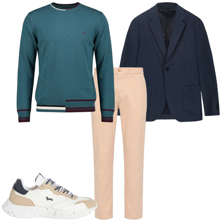 Outfit uomo - Avion. Stile Casual per Tutti i giorni. Abbinamento con sneakers, pantaloni chino, pullovers, giacche.
