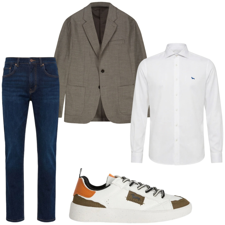 Outfit uomo - Casual style. Stile Trendy per Tutti i giorni. Abbinamento con jeans, sneakers, camicie, giacche.