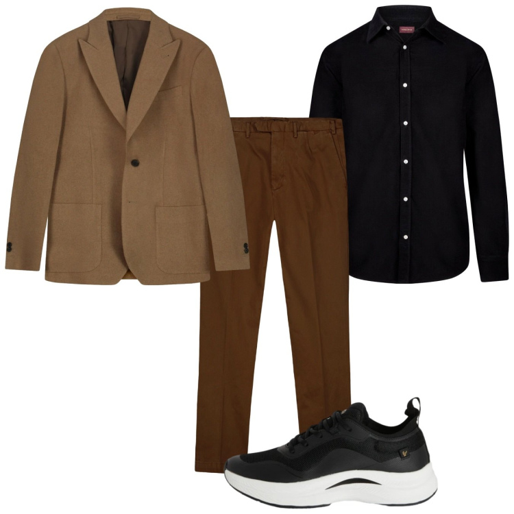 Outfit uomo - Total look #2373770. Stile Casual per Tutti i giorni. Abbinamento con sneakers, pantaloni, giacche, camicie.