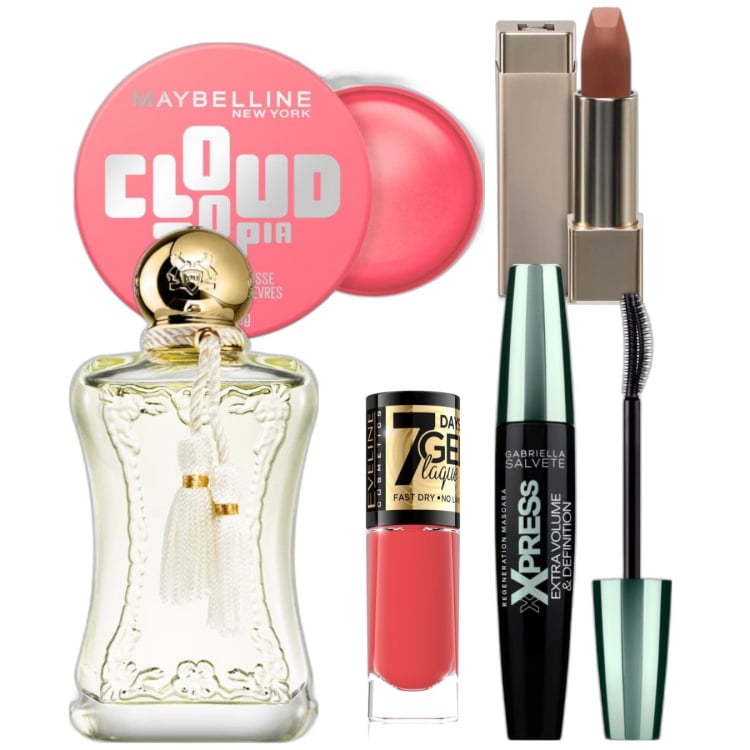 Outfit donna - Beauty-box #2373914. Abbinamento con smalti, profumi, rossetti, mascara, blush.