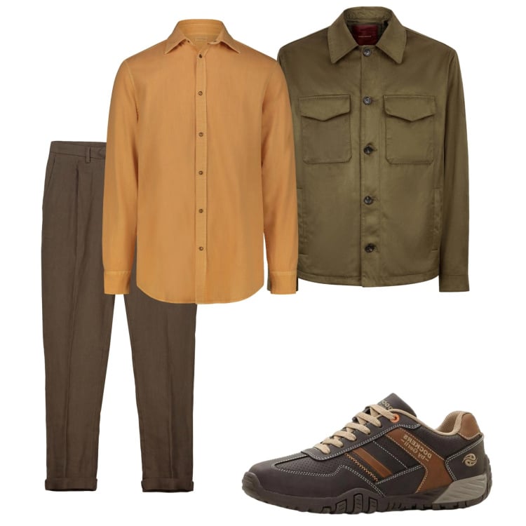 Outfit uomo - Total look #2374407. Stile Casual per Tutti i giorni. Abbinamento con sneakers, giacche, pantaloni, camicie.