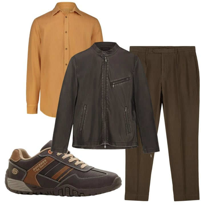 Outfit uomo - Total look #2374446. Stile Casual per Tutti i giorni. Abbinamento con sneakers, giacche, pantaloni, camicie.