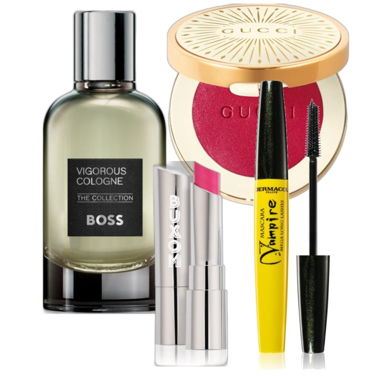 Outfit donna - Beauty-box #2374637. Abbinamento con mascara, profumi, rossetti, blush.
