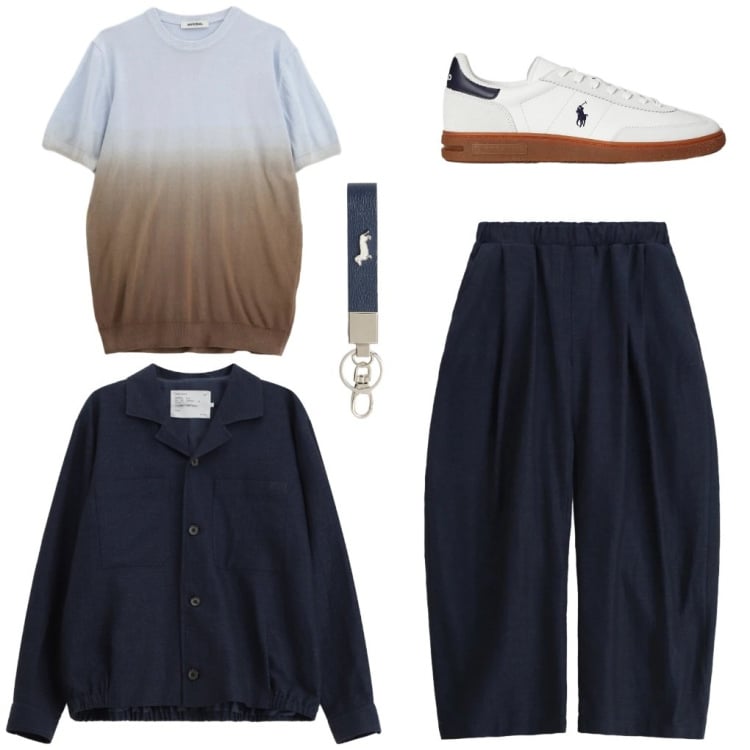 Outfit uomo - #in.passerella. Stile Trendy per Tutti i giorni. Abbinamento con pantaloni, cappotti, t-shirt, portachiavi, sneakers.