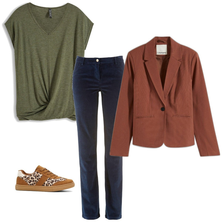 Outfit femme - Ethnique #170. Style Ethnique pour Bureau. Assortir avec t-shirts, sneakers, pantalon , blazers.